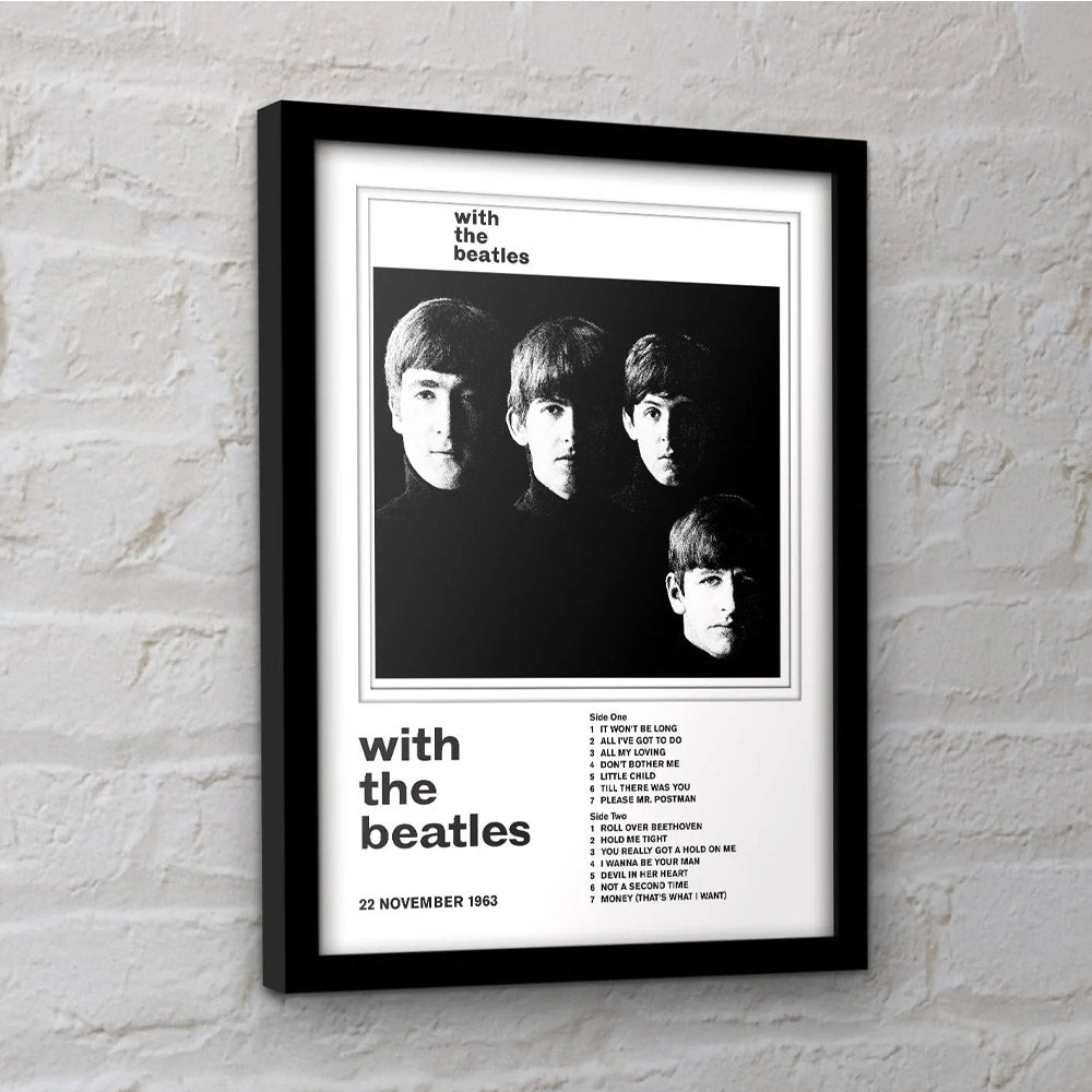 THE BEATLES ビートルズ (来日 60周年 ) - With The Beatles / インテリア額