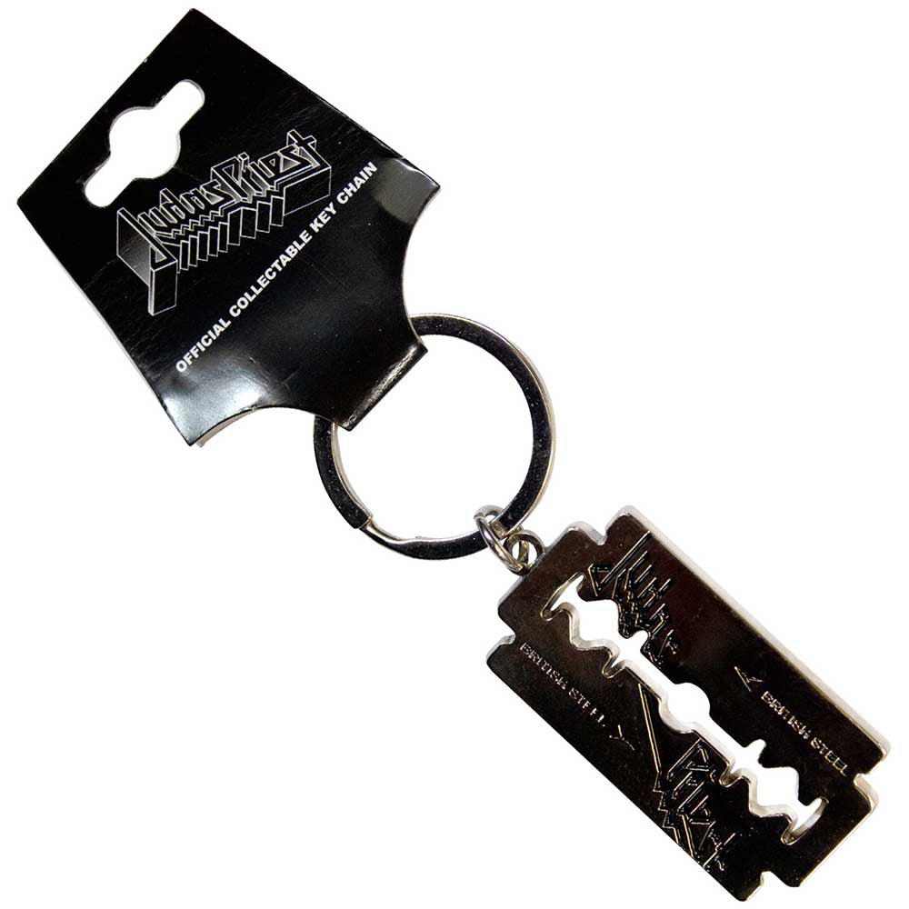 JUDAS PRIEST - British Steel Razor Blade / Keychain
