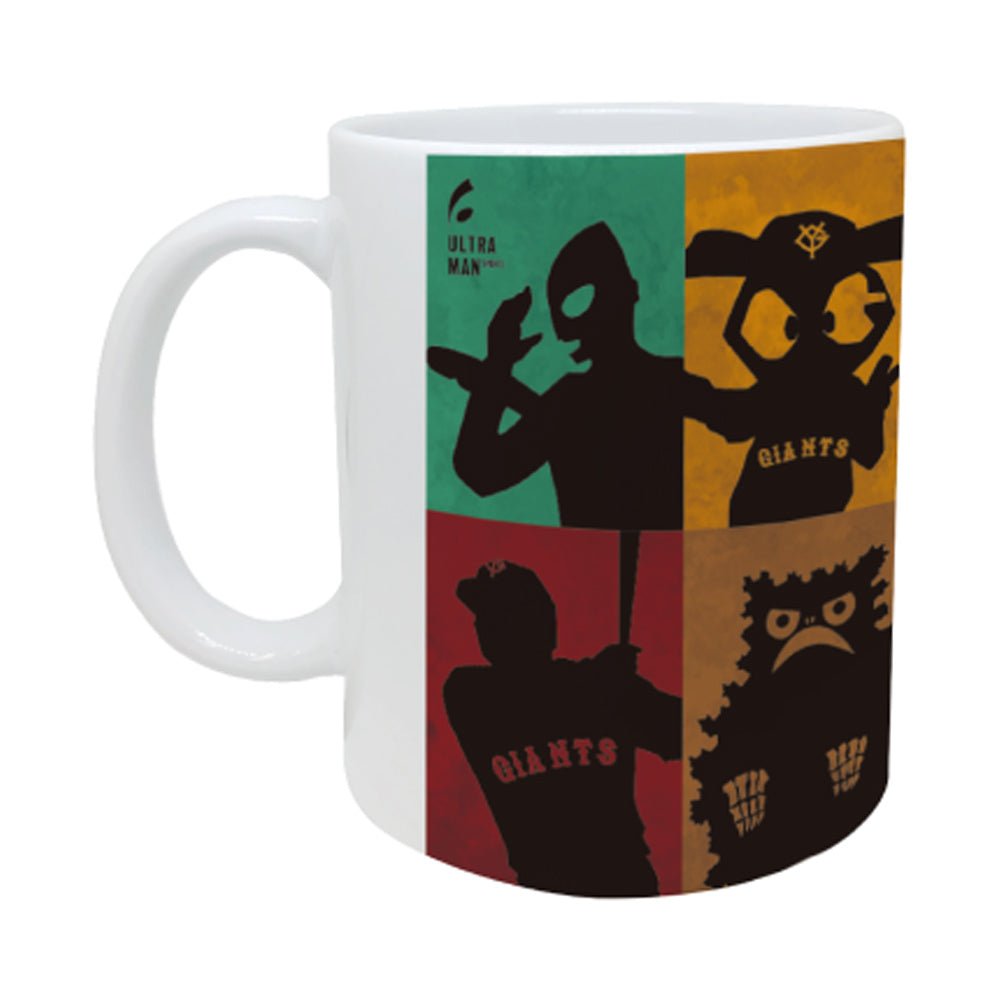ULTRAMAN ウルトラマン (シリーズ 60周年 ) - ウルトラマン2024×読売ジャイアンツコラボ / 影絵 / マグカップ - PGS