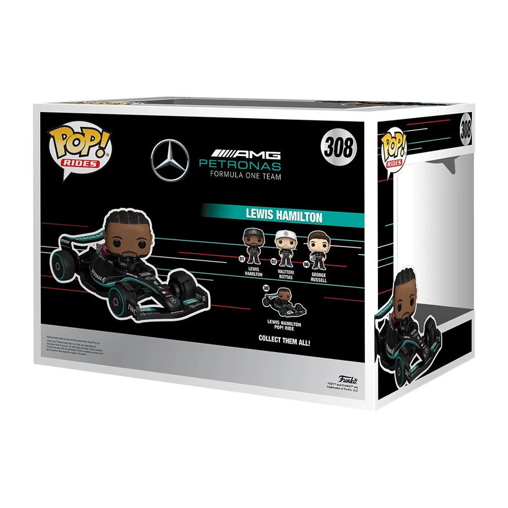 【予約商品】 FORMULA ONE(F1) フォーァミュラワン - Mercedes Lewis Hamilton Super Deluxe Funko Pop! Ride Vinyl Vehicle #308 / フィギュア・人形