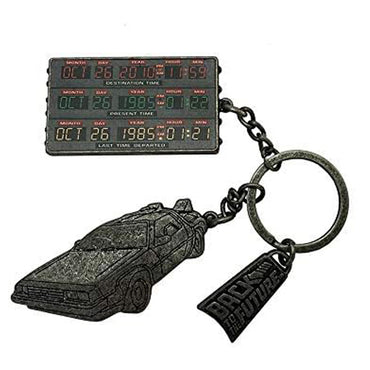 BACK TO THE FUTURE (40th Anniversary Theatrical Release) - CHS Keychain and Pin Set with Charm