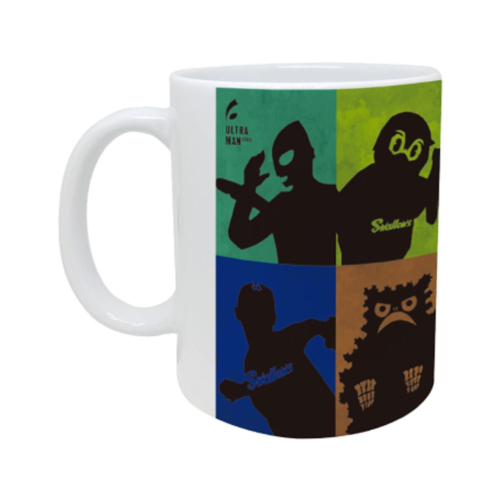 ULTRAMAN ウルトラマン (シリーズ 60周年 ) - ウルトラマン2024×東京ヤクルトスワローズコラボ / 影絵 / マグカップ - PGS