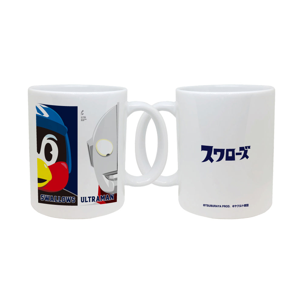 ULTRAMAN Ultraman - Ultraman 2024 x Tokyo Yakult Swallows collaboration / Contrast / Mug