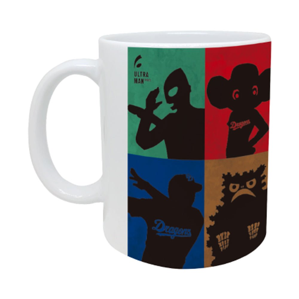 ULTRAMAN ウルトラマン (シリーズ 60周年 ) - ウルトラマン2024×中日ドラゴンズコラボ / 影絵 / マグカップ - PGS