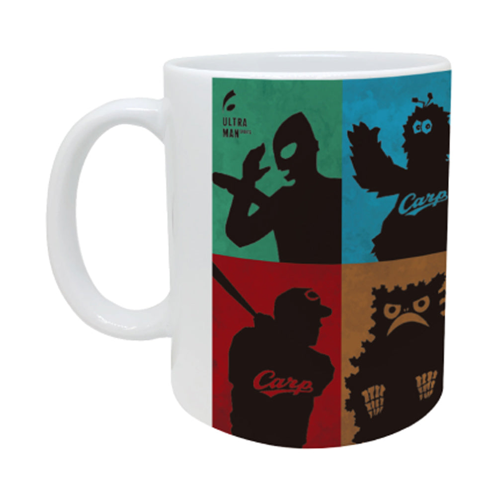 ULTRAMAN ウルトラマン (シリーズ 60周年 ) - ウルトラマン2024×広島東洋カープコラボ / 影絵 / マグカップ