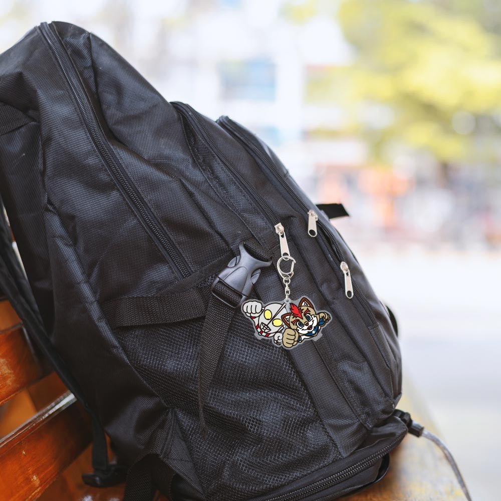 ULTRAMAN ウルトラマン (シリーズ 60周年 ) - ウルトラマン2024×北海道日本ハムファイターズコラボ / デフォルメ / 2連 / キーホルダー - PGS