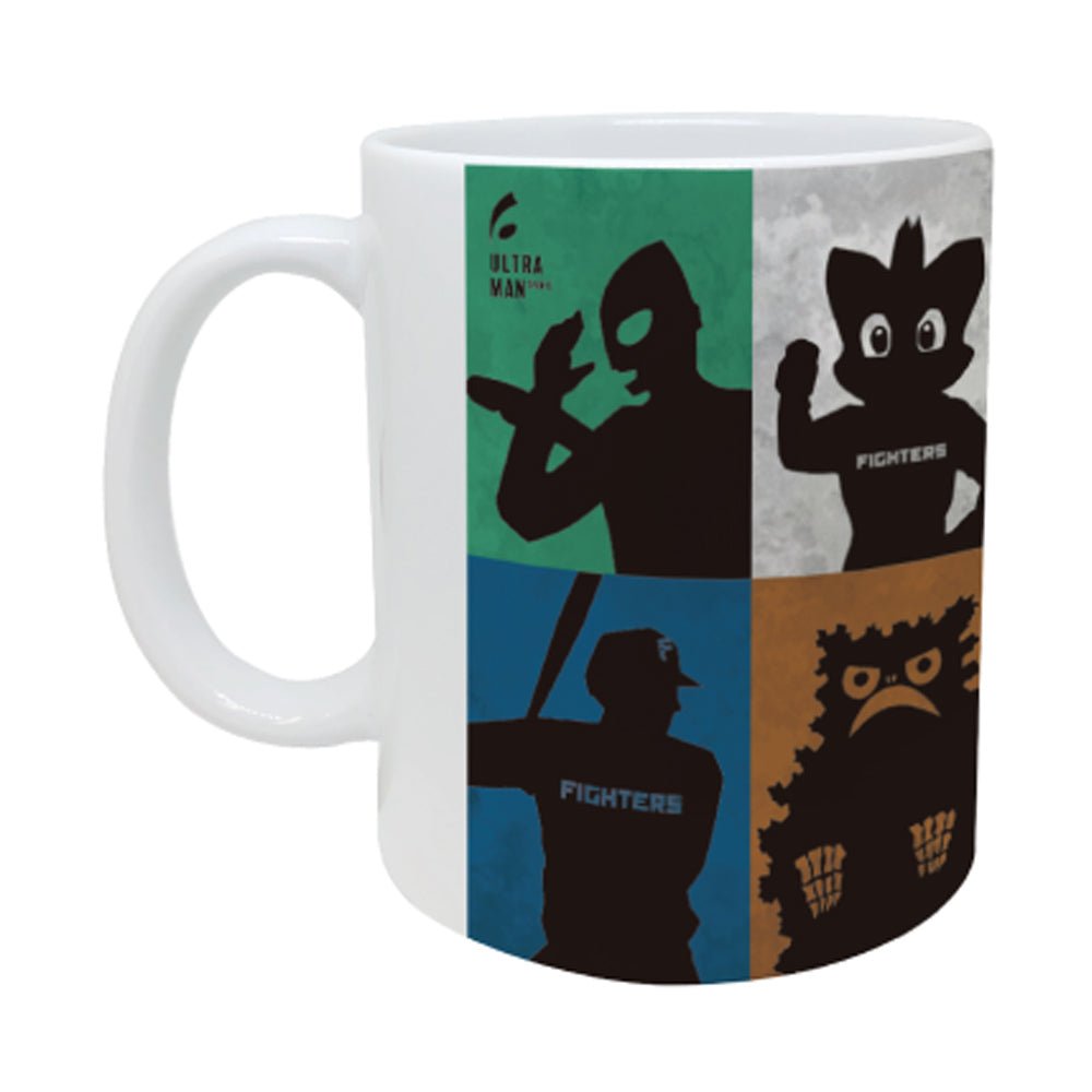 ULTRAMAN ウルトラマン (シリーズ 60周年 ) - ウルトラマン2024×北海道日本ハムファイターズコラボ / 影絵 / マグカップ - PGS