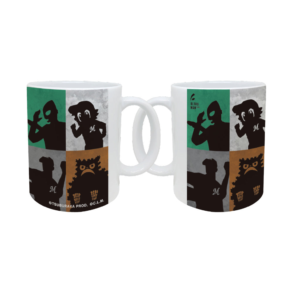 ULTRAMAN Ultraman - Ultraman 2024 x Chiba Lotte Marines collaboration / Shadow art / Mug