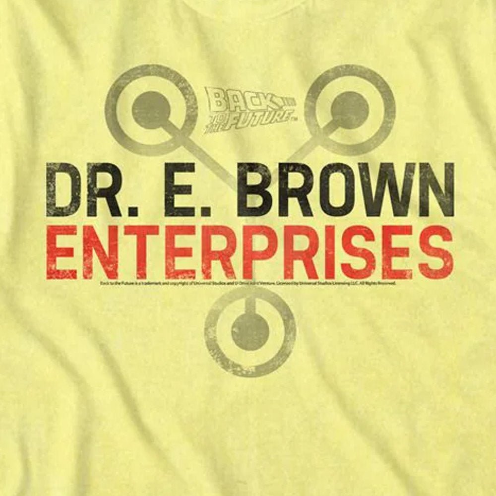 BACK TO THE FUTURE バックトゥザフューチャー (劇場公開 40周年 ) - DR.E.BROWN ENTERPRISES / Tシャツ / メンズ - PGS