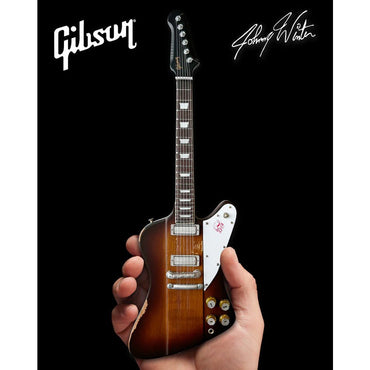 JOHNNY WINTER ジョニーウィンター - 1963 Gibson Firebird V Sunburst / ミニチュア楽器 - PGS