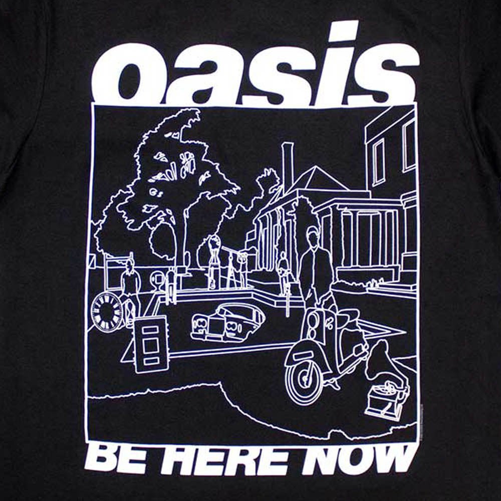 OASIS オアシス (10月 来日 記念 ) - Be Here Now Line Drawing / Tシャツ / メンズ - PGS