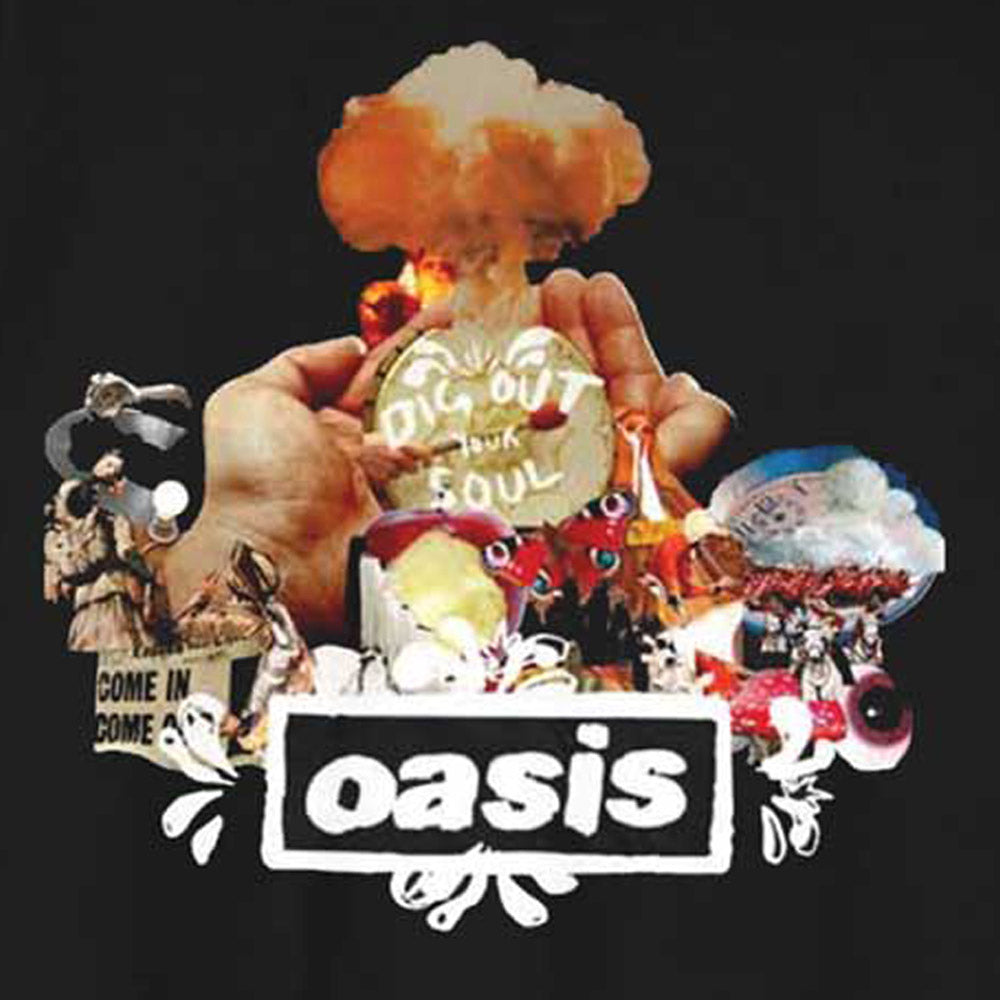 OASIS オアシス (映画「オアシス:ドント・ルック・バック・イン・アンガー」公開 ) - Atomic Collage / Tシャツ / メンズ