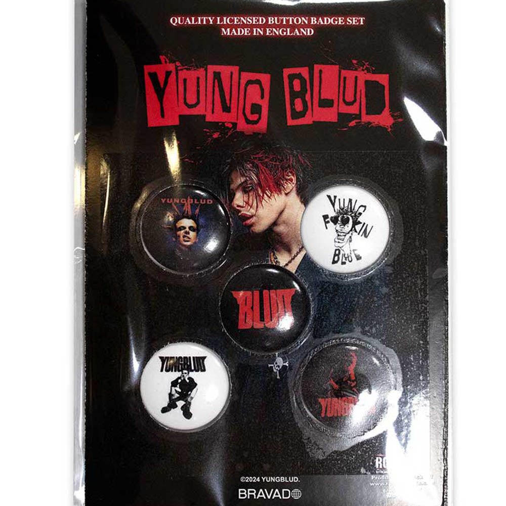 YUNGBLUD ヤングブラッド - Logos / 5個セット / バッジ - PGS