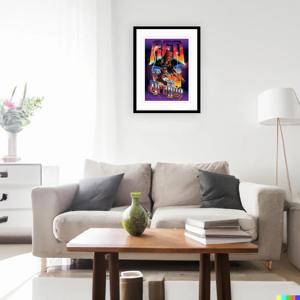 DUNGEONS & DRAGONS ダンジョンズ&ドラゴンズ - Dragon / デジタルマウントフレーム / インテリア額 - PGS