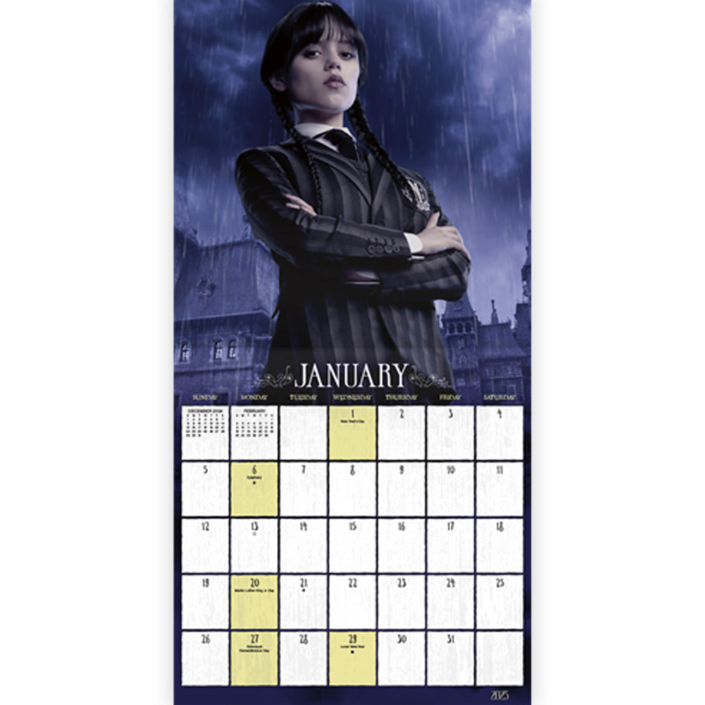 【廃番ラスト販売/特別価格】WEDNESDAY ウェンズデー (シーズン2 8月6日 配信 ) - CALENDAR 2025 / カレンダー・ダイアリー 【公式 / オフィシャル】
