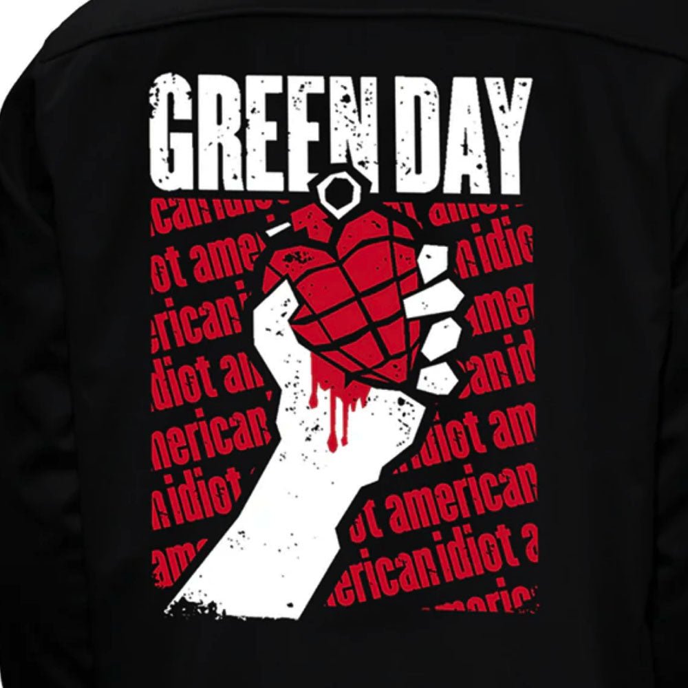 GREEN DAY グリーンデイ - American Idiot 20周年記念 / Softshell Jacket / バックプリントあり / アウター / メンズ - PGS