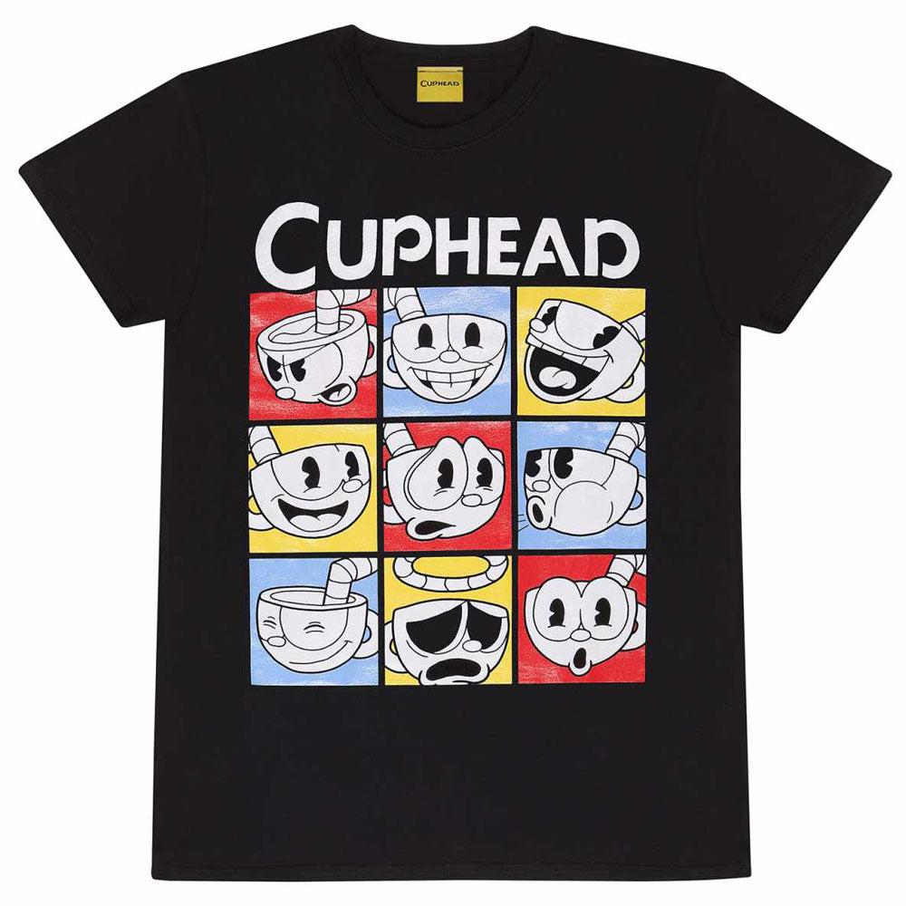 Cuphead カップヘッド - Expressions / Tシャツ / メンズ 【公式 / オフィシャル】 XL