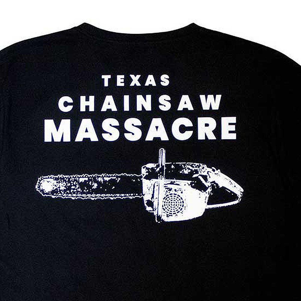 TEXAS CHAINSAW MASSACRE 悪魔のいけにえ (日本公開50周年記念 ) - Leather Face / バックプリントあり / 長袖 / アームプリントあり / Tシャツ / メンズ - PGS