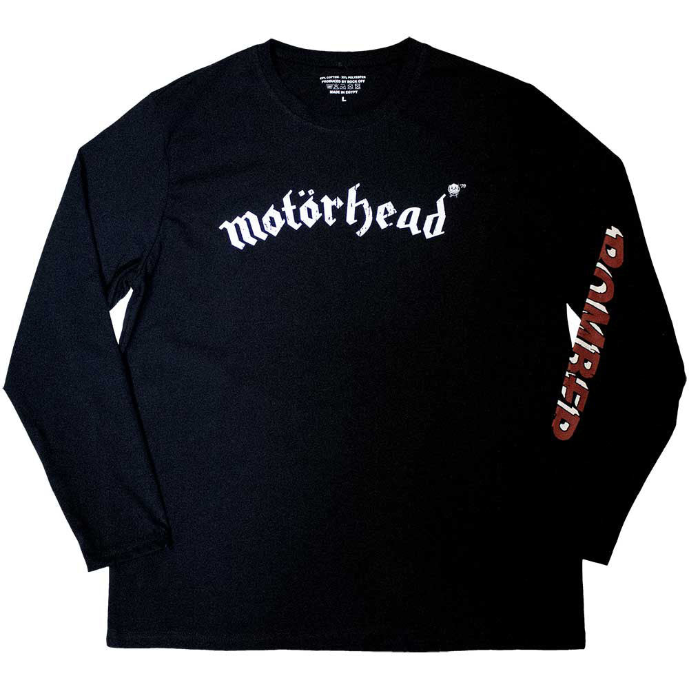 MOTORHEAD (50th Anniversary) - Bomber / Back Print / Long Sleeve / Arm Print / T-Shirt / Men's