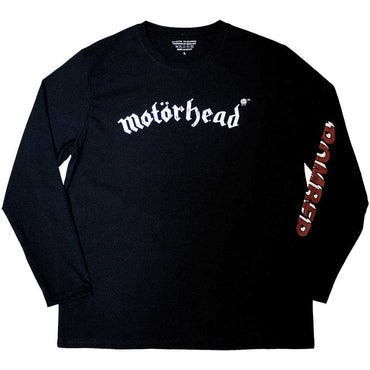 MOTORHEAD モーターヘッド (結成 50周年 ) - Bomber / バックプリントあり / 長袖 / アームプリントあり / Tシャツ / メンズ - PGS