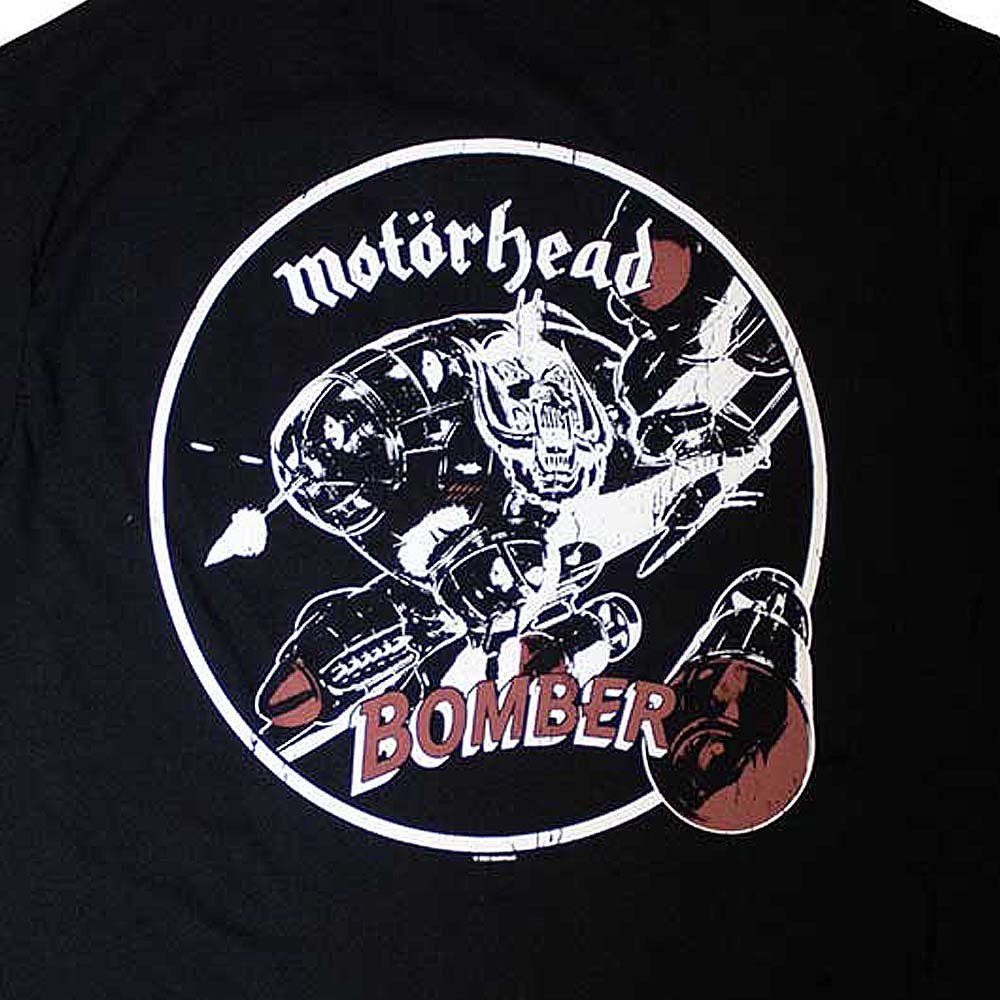 MOTORHEAD モーターヘッド (結成 50周年 ) - Bomber / バックプリントあり / 長袖 / アームプリントあり / Tシャツ / メンズ - PGS