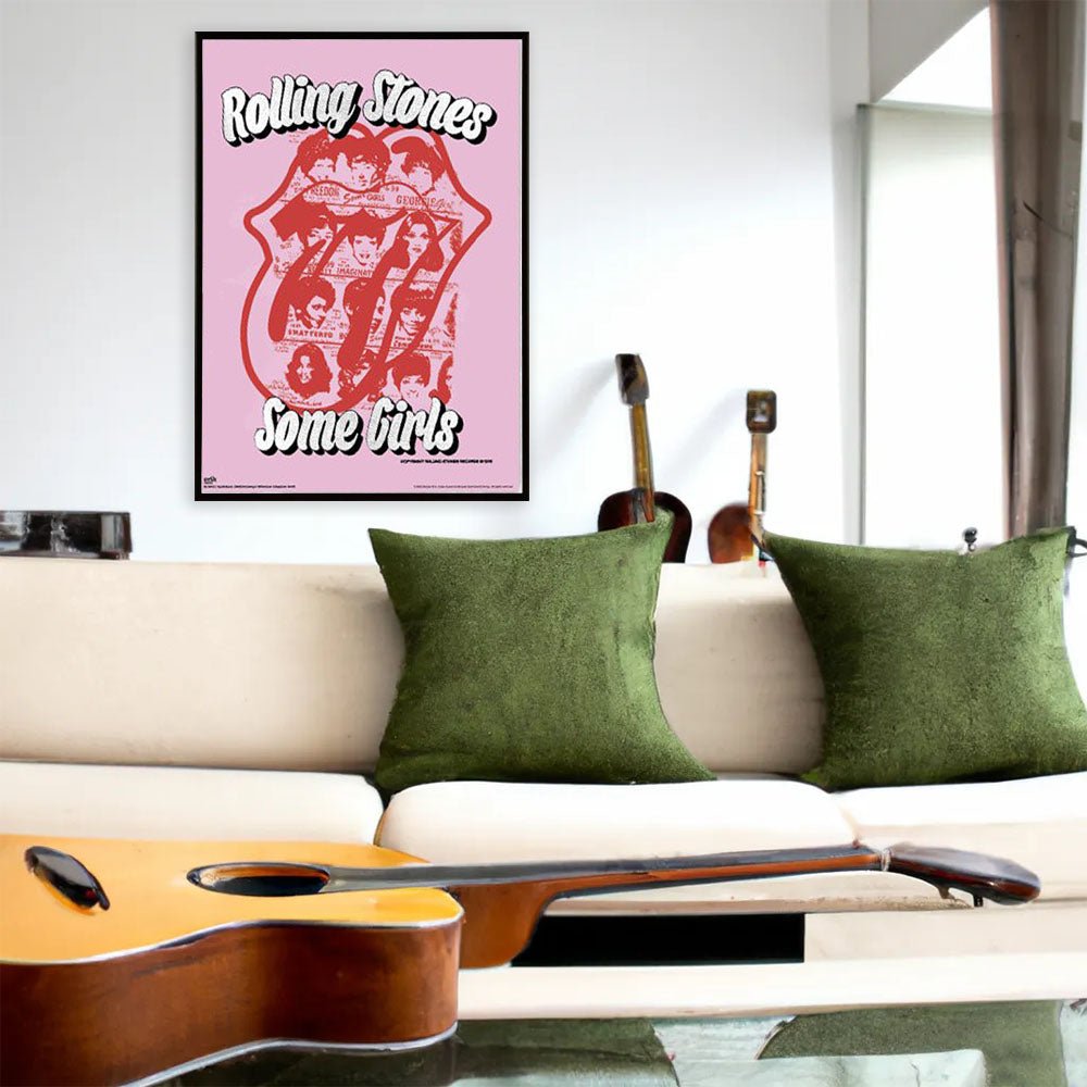 ROLLING STONES ローリングストーンズ (来日 35周年 記念 ) - SET MINIPOSTERS / 2枚セット / ポスター - PGS