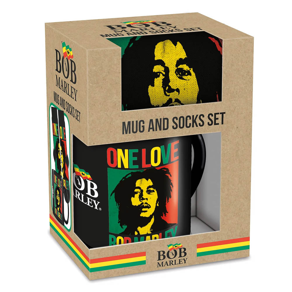 BOB MARLEY Bob Marley (80th Anniversary) - One Love / Mug & Socks Set / Mug