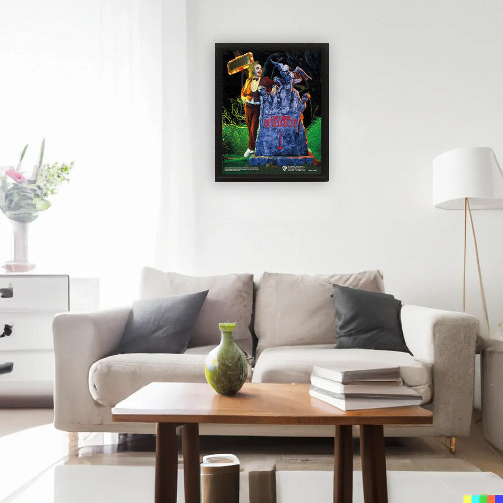 BEETLEJUICE - Graveyard / 3D Lenticular / Interior Frame