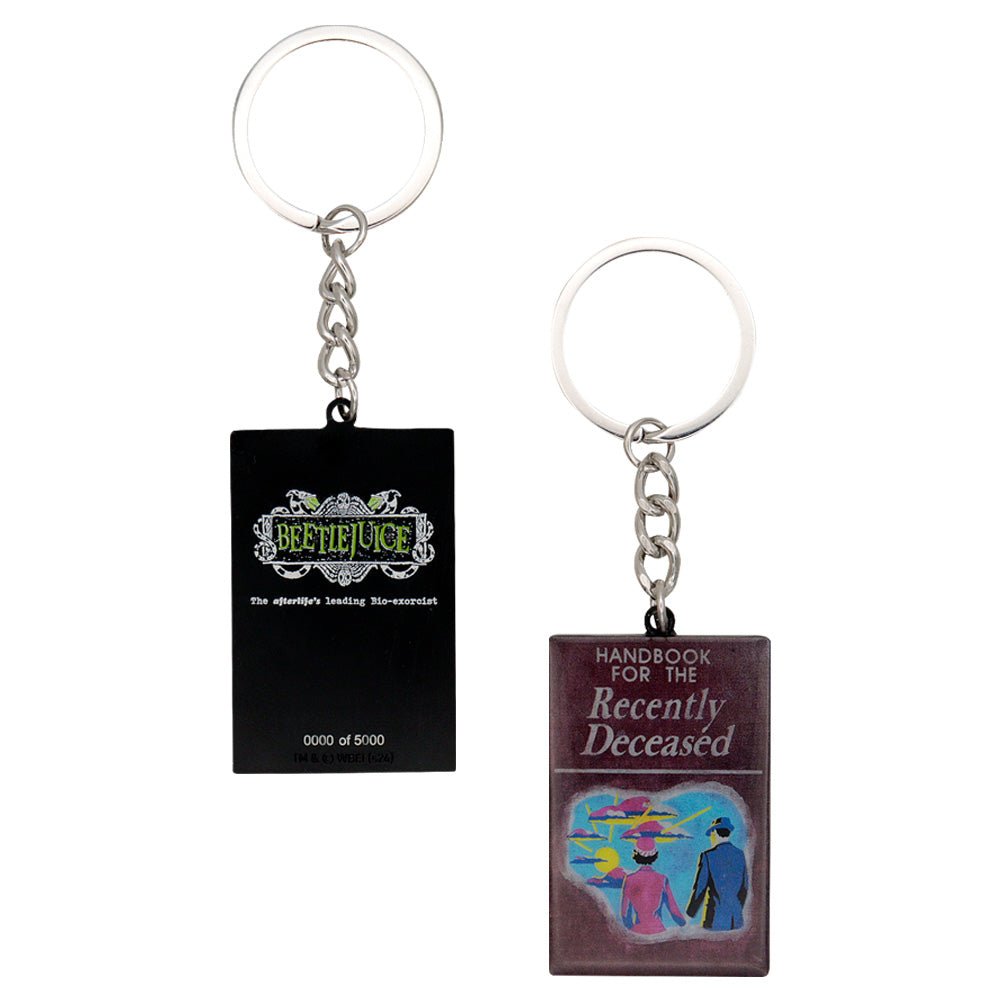 BEETLEJUICE ビートルジュース - Handbook of the Recently Deceased / キーホルダー - PGS