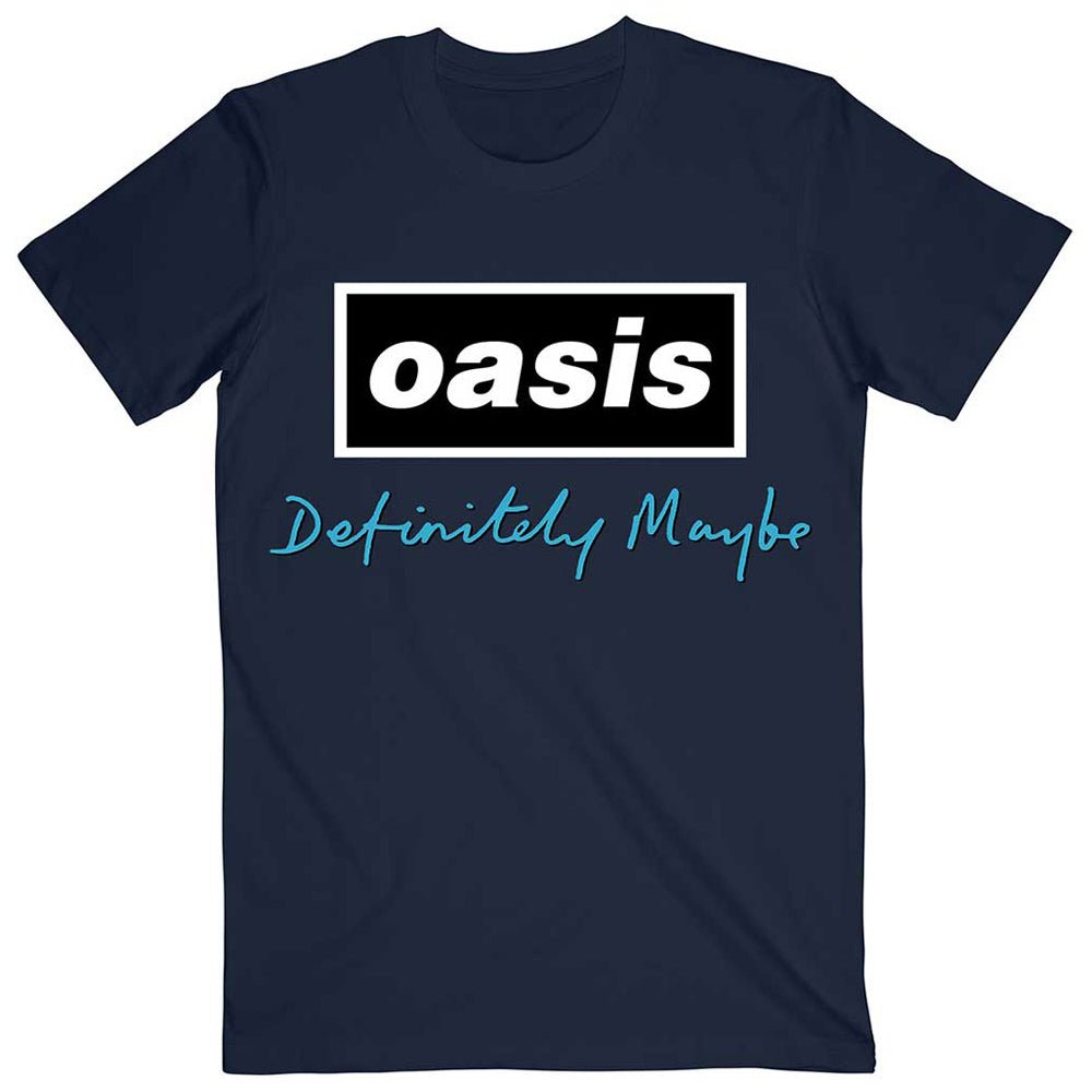 OASIS オアシス (10月 来日 記念 ) - Definitely Maybe Text Logo / Tシャツ / メンズ - PGS
