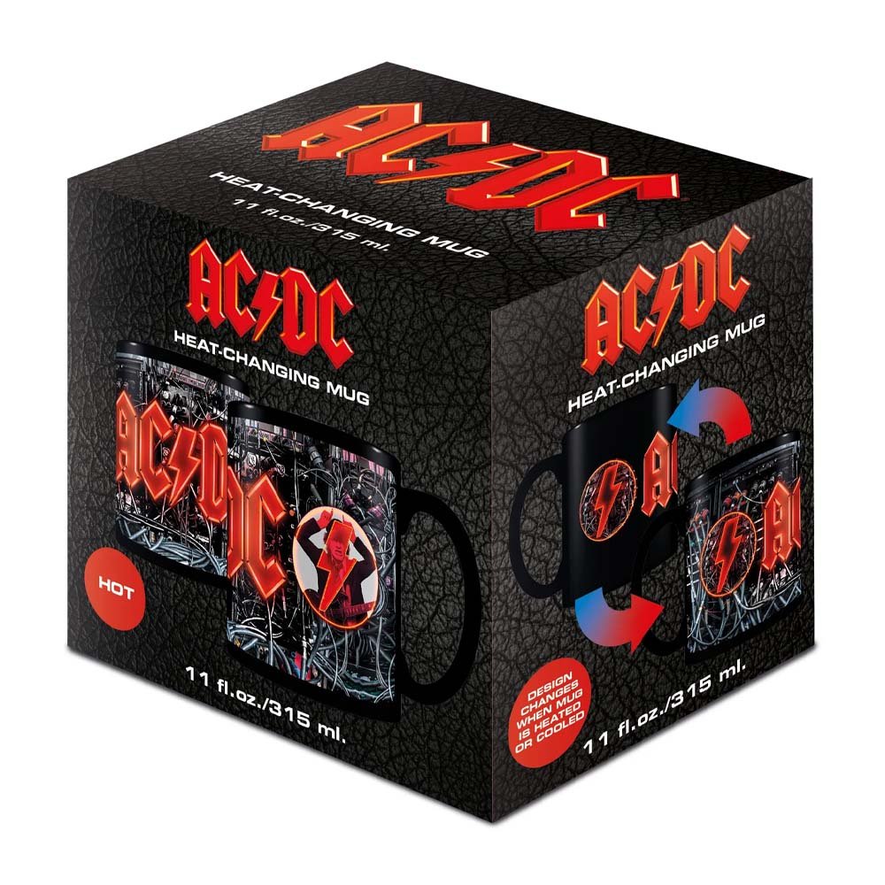 AC/DC エーシーディーシー (Back in Black 45周年 ) - Power Up / マジック・マグカップ / マグカップ - PGS