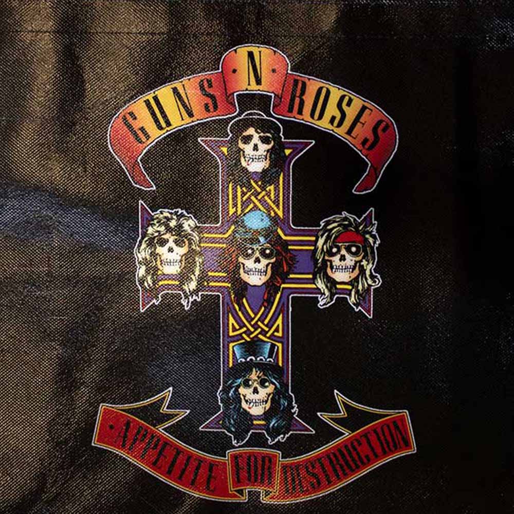 GUNS N ROSES (40th Anniversary) - Appetite For Destruction / Tote Bag