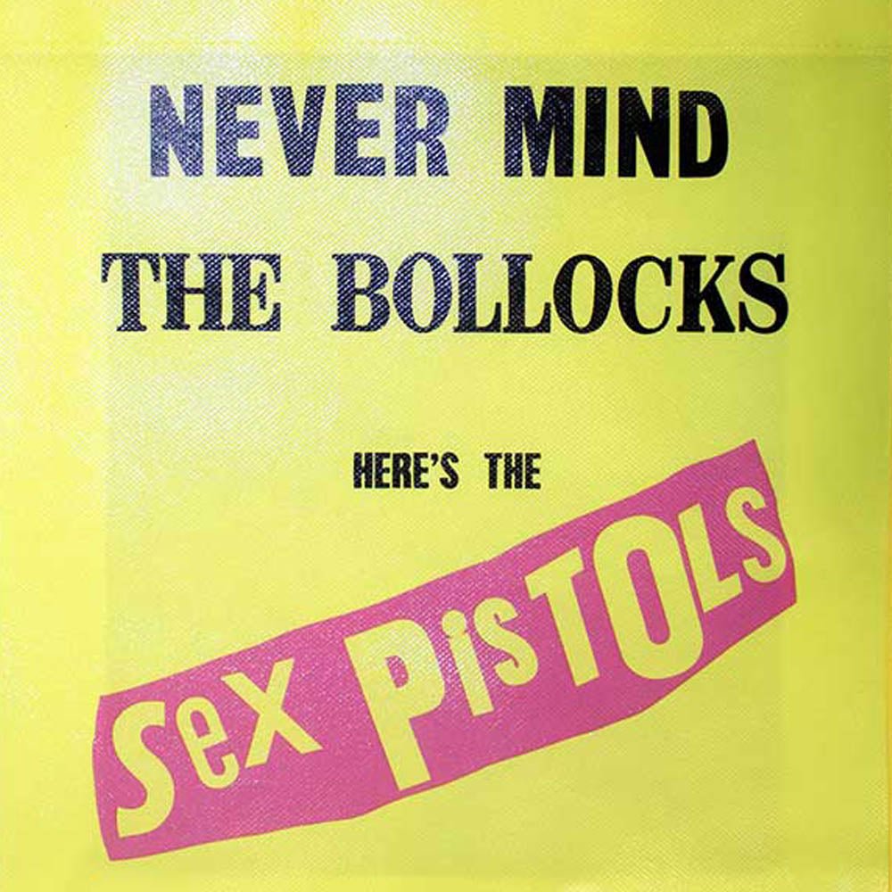 SEX PISTOLS セックスピストルズ - Never Mind The Bollocks Original Album / Yellow / トートバッグ - PGS