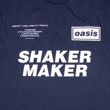 OASIS オアシス (10月 来日 記念 ) - Shakermaker Tracklisting / Tシャツ / メンズ - PGS