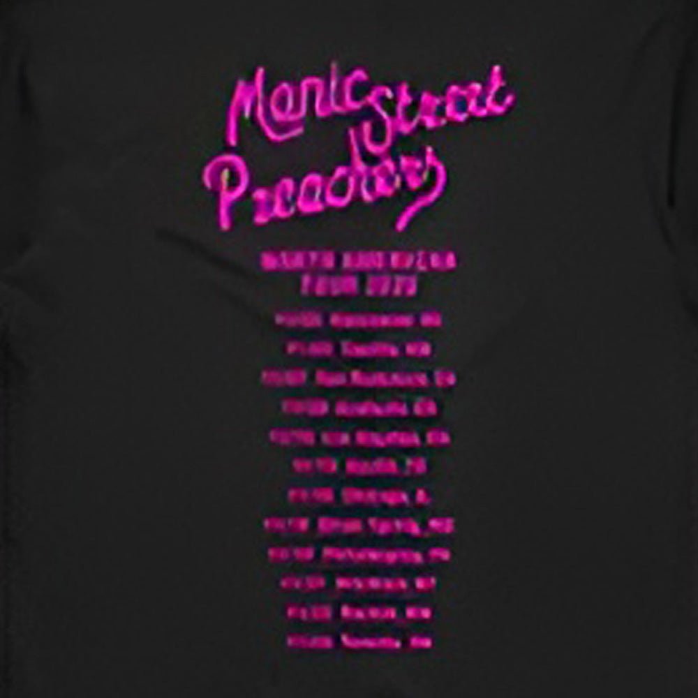 MANIC STREET PREACHERS マニックストリートプリーチャーズ - Stay Beautiful Tour / バックプリントあり / Tシャツ / メンズ - PGS