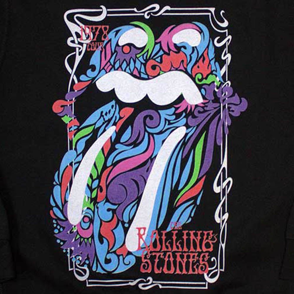 ROLLING STONES ローリングストーンズ (来日 35周年 記念 ) - Colour Swirls / 長袖 / パーカー・スウェット / メンズ - PGS