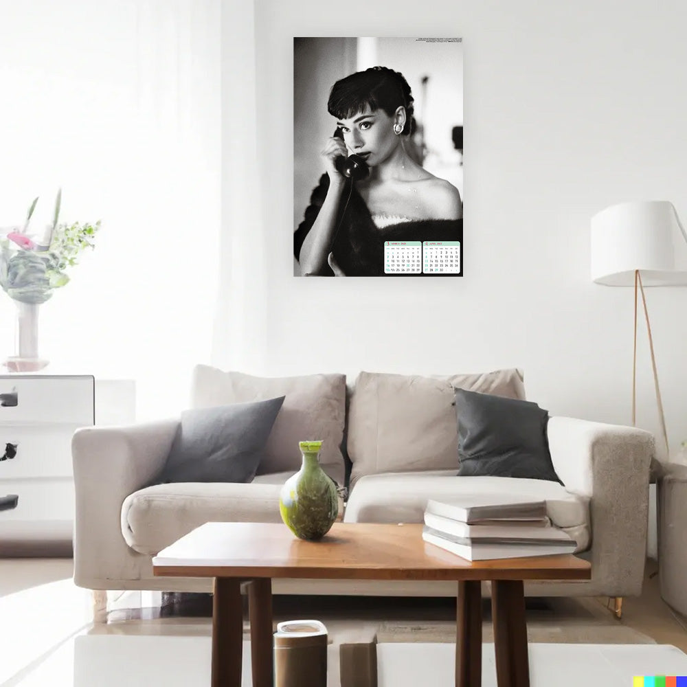【廃番ラスト販売/特別価格】AUDREY HEPBURN オードリー・ヘプバーン - 2025年カレンダー / 壁掛け / カレンダー・ダイアリー