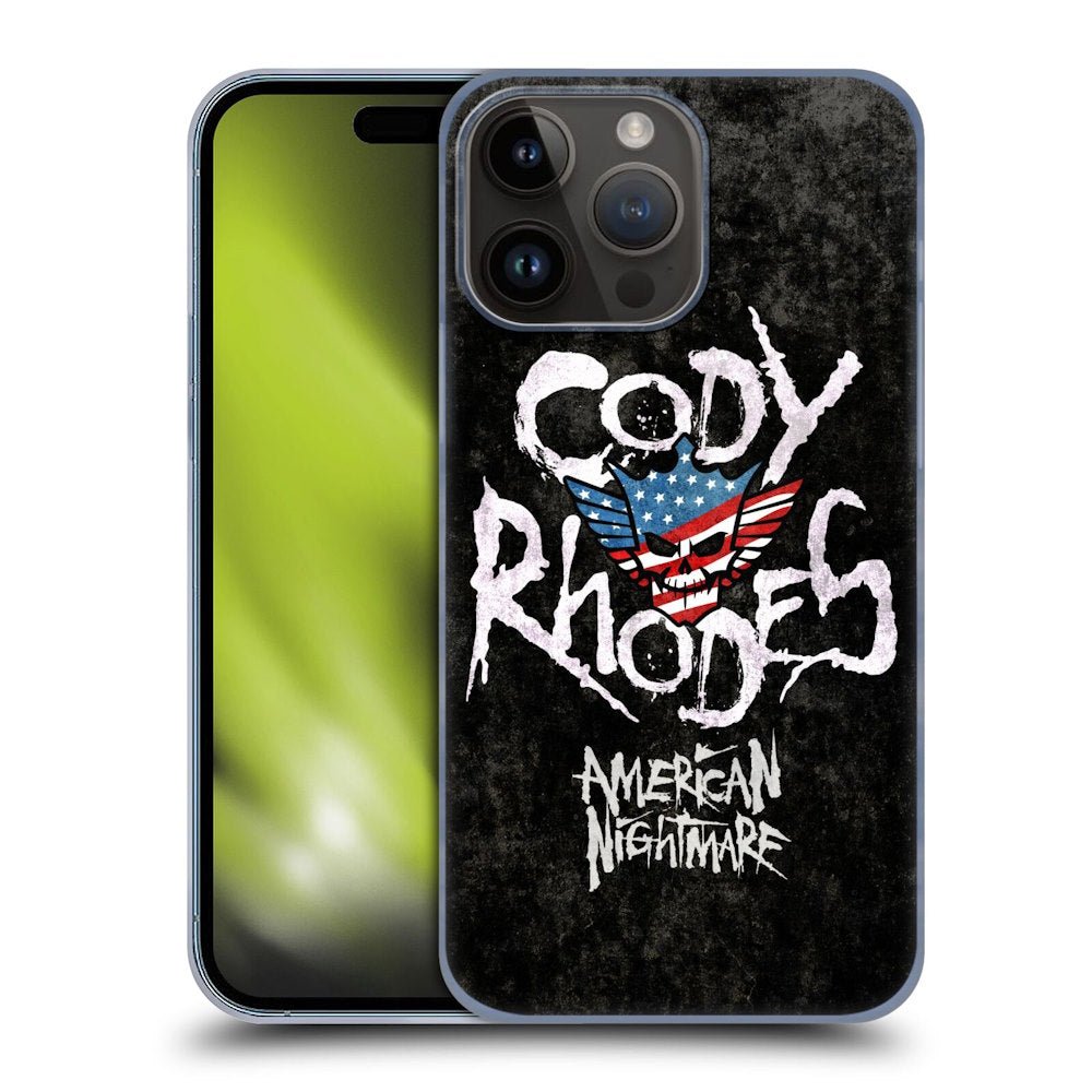 WWE ダブルダブルイー - Cody Rhodes Distressed Name ハード case / Apple iPhoneケース - PGS