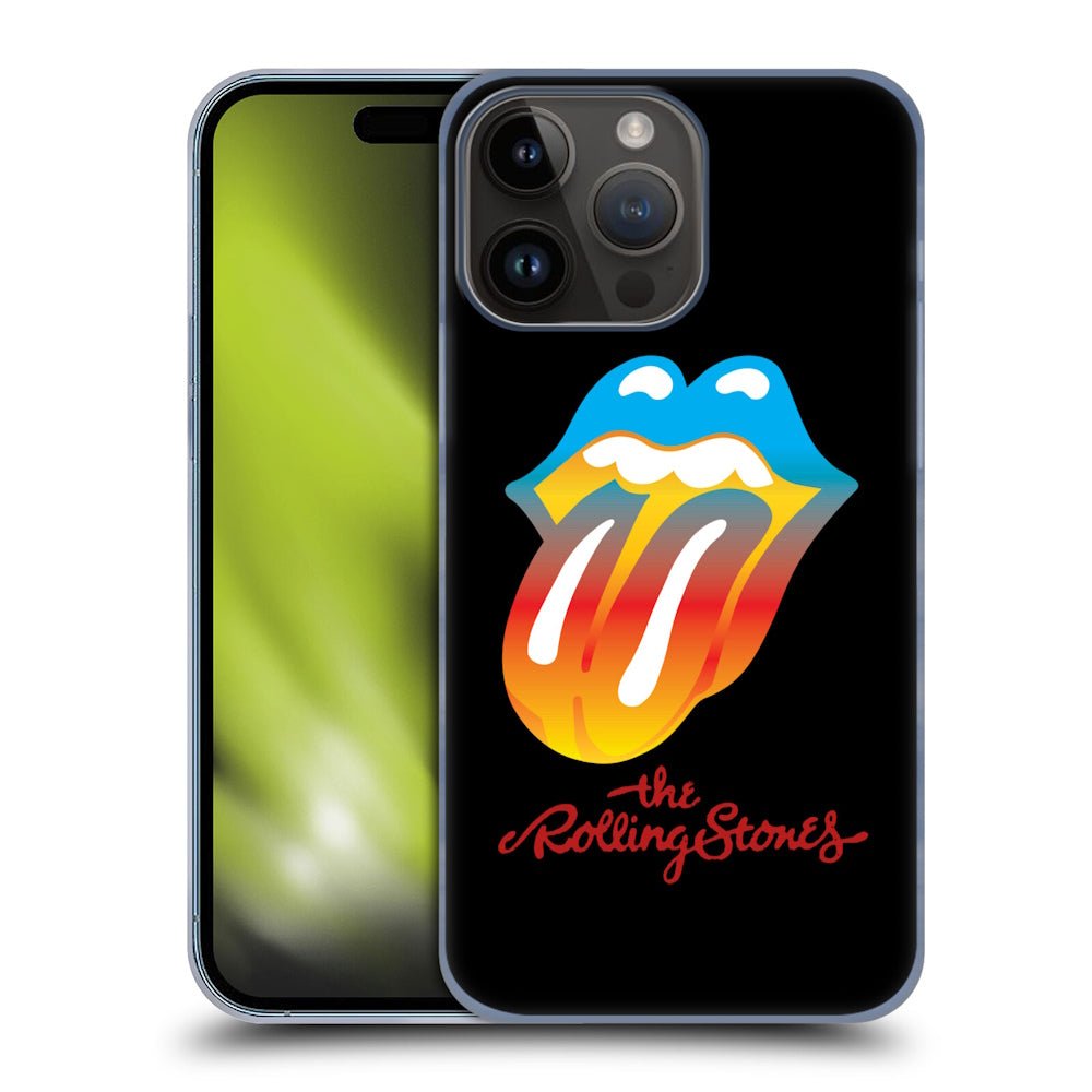ROLLING STONES ローリングストーンズ (来日 35周年 記念 ) - Rainbow Tongue ハード case / Apple iPhoneケース - PGS