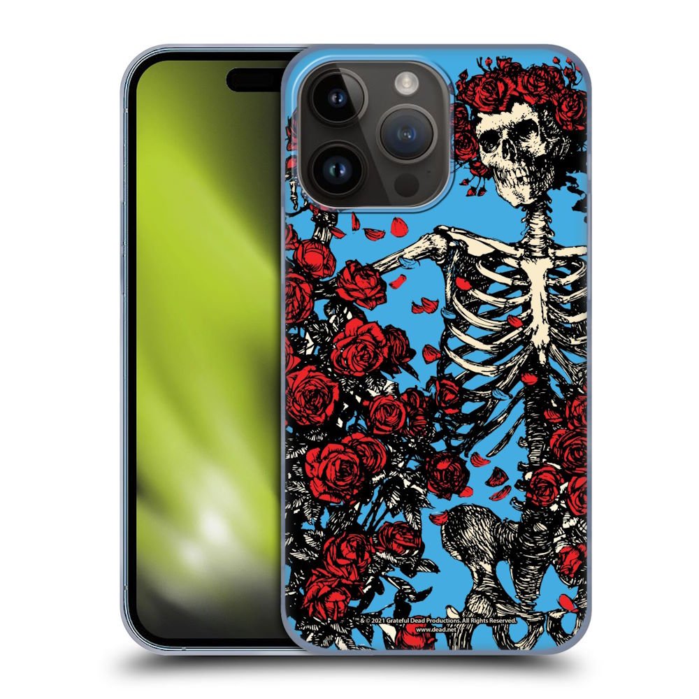 GRATEFUL DEAD グレイトフルデッド (結成 60周年 ) - Bertha Skull Roses ハード case / Apple iPhoneケース - PGS