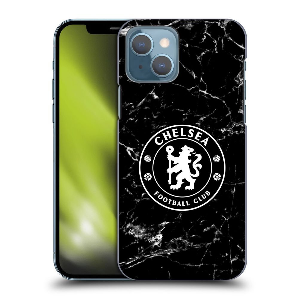 CHELSEA FC チェルシーFC - Black Marble ハード case / Apple iPhoneケース - PGS