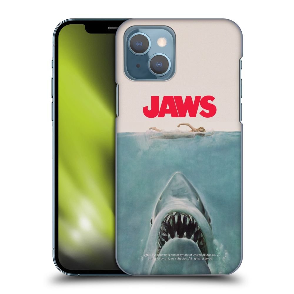 JAWS ジョーズ (公開 50周年 ) - Poster ハード case / Apple iPhoneケース - PGS