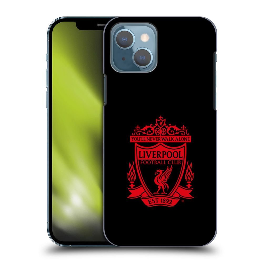 LIVERPOOL FC リヴァプールFC - Crest 1 / Black 2 ハード case / Apple iPhoneケース - PGS