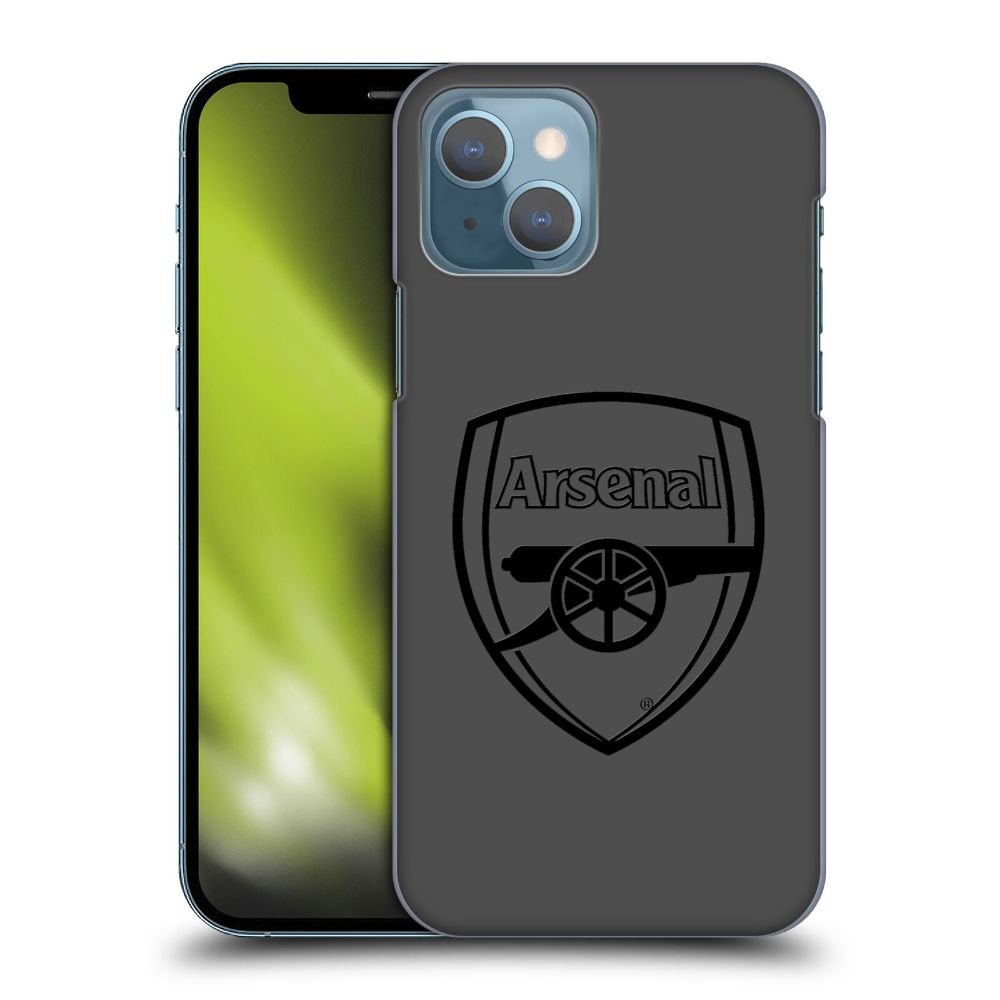 ARSENAL FC アーセナルFC - Black Logo ハード case / Apple iPhoneケース - PGS