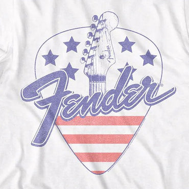 FENDER フェンダー (設立 80周年 ) - GUITAR PICK / Tシャツ / メンズ - PGS