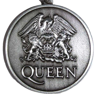 QUEEN クイーン (初来日50周年 ) - Silver Crest Double Sided / キーホルダー 【公式 / オフィシャル】