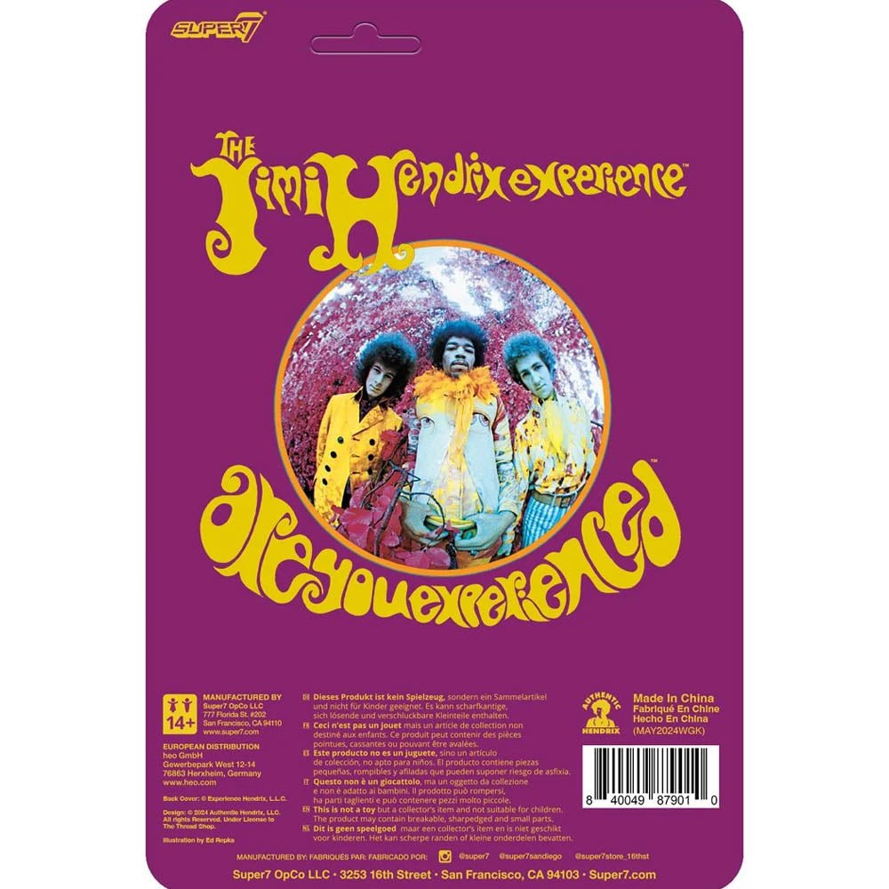 JIMI HENDRIX ジミヘンドリックス (追悼 55年 ) - Reverse Album Covers 3 3/4 - Inch ReAction Figure / フィギュア・人形 - PGS