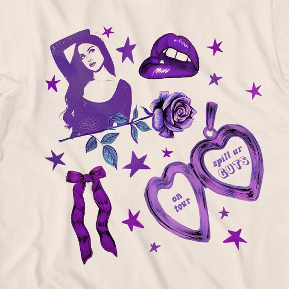 OLIVIA RODRIGO オリヴィアロドリゴ - Spill Ur Guts On Tour Collage / Tシャツ / メンズ - PGS