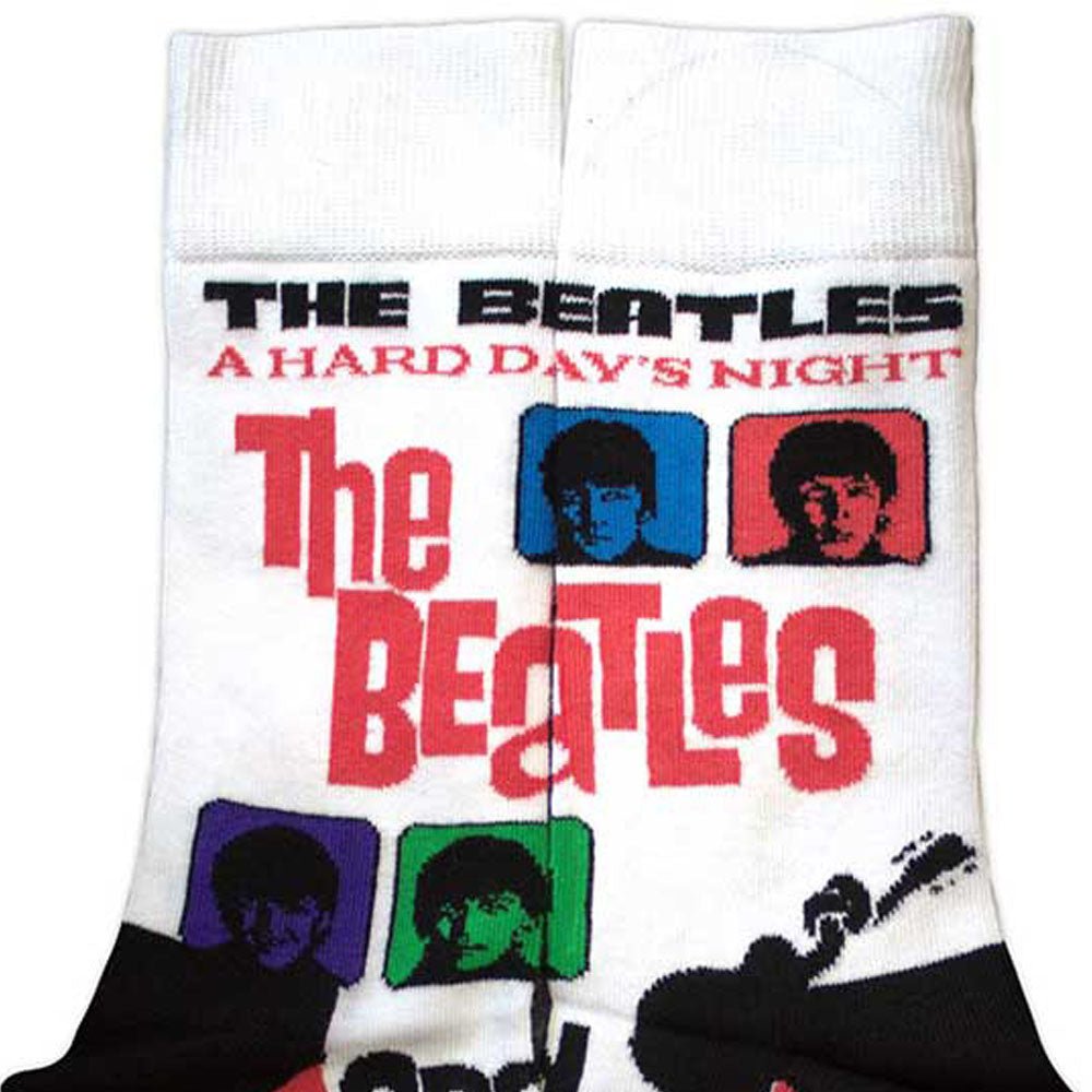 THE BEATLES ビートルズ (結成 65周年 ) - A Hard Day's Night Colours / ソックス / メンズ - PGS