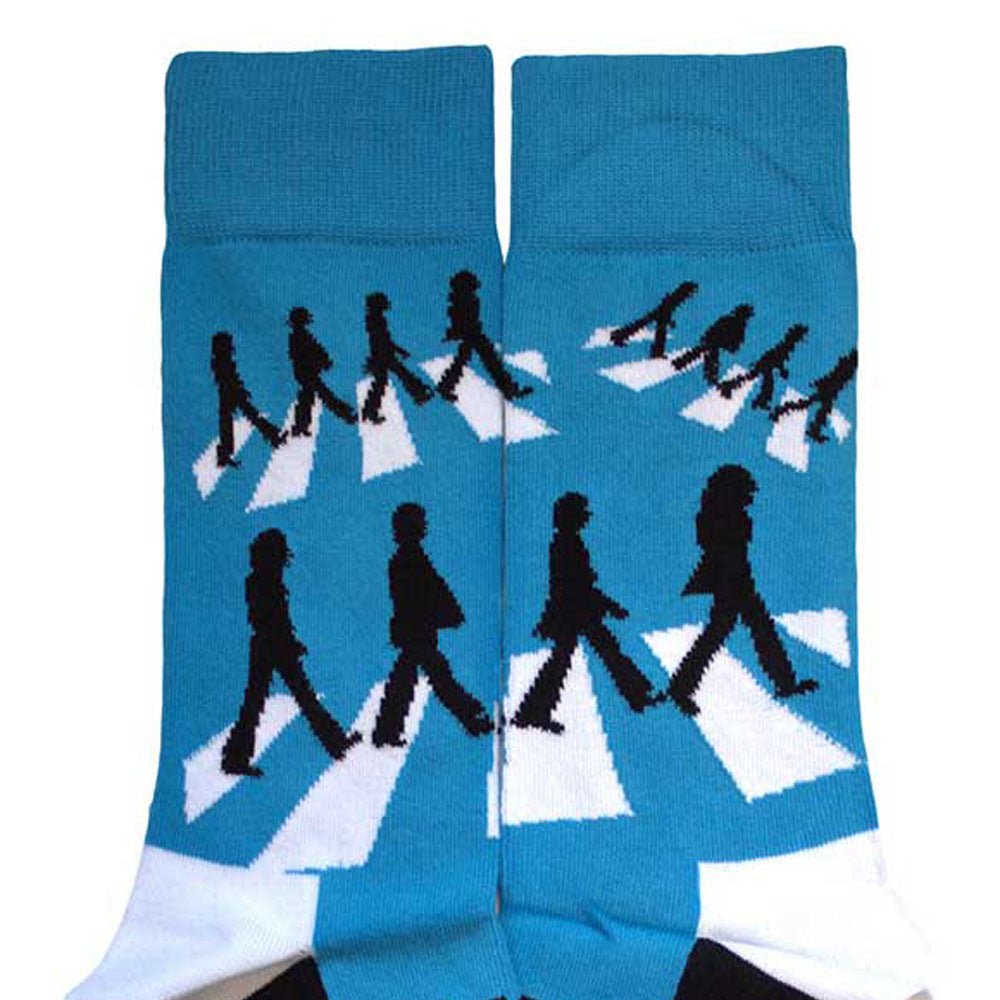 THE BEATLES ビートルズ (結成 65周年 ) - Abbey Road Silhouettes Repeat / ソックス / メンズ - PGS